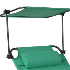 Wohnen Klappbare Gartenliege mit Dach - Bobila