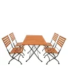 Wohnen Klappbare Tischgruppe Outdoor - Pecorino (fünfteilig)