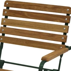 Wohnen Klappbarer Biergartenstuhl mit Armlehnen - Maidino