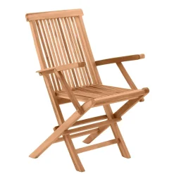 Klappbarer Garten Holzstuhl mit Armlehnen - Klahuma (2er Set)^Wohnen Online