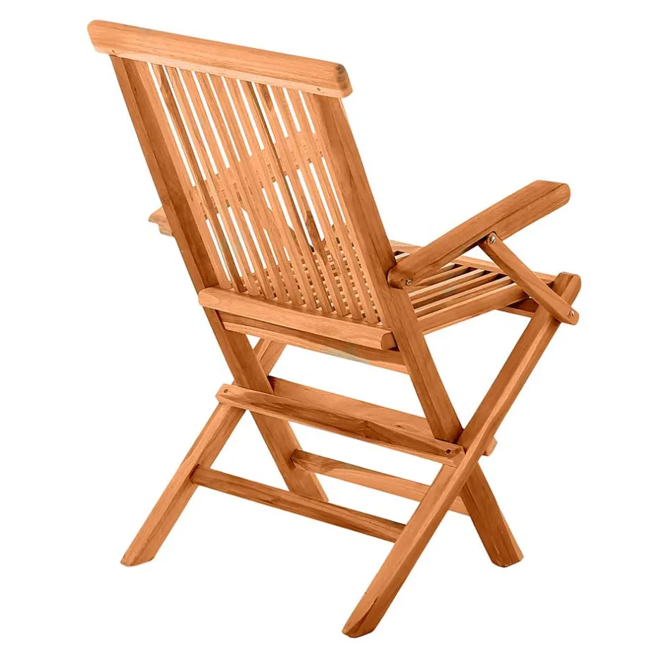 Klappbarer Garten Holzstuhl mit Armlehnen - Klahuma (2er Set)^Wohnen Online