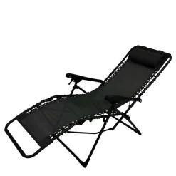 Klappbarer Gartensessel aus Mesh & Stahl - Liesca^Wohnen Discount