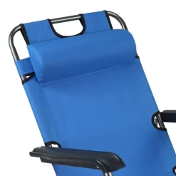 Wohnen Klappbarer Liegestuhl für den Garten - Motoria