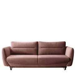 Klappbares Sofa in Rosenholz Stoff - Naviron^Wohnen New