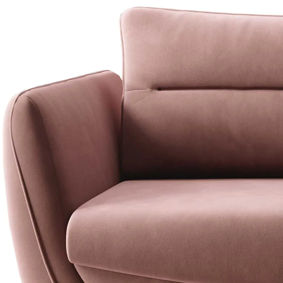 Klappbares Sofa in Rosenholz Stoff - Naviron^Wohnen New