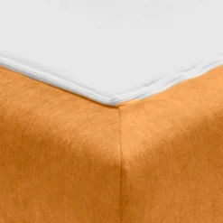 Wohnen Klappcouch in Ocker mit Eiche - Lyra