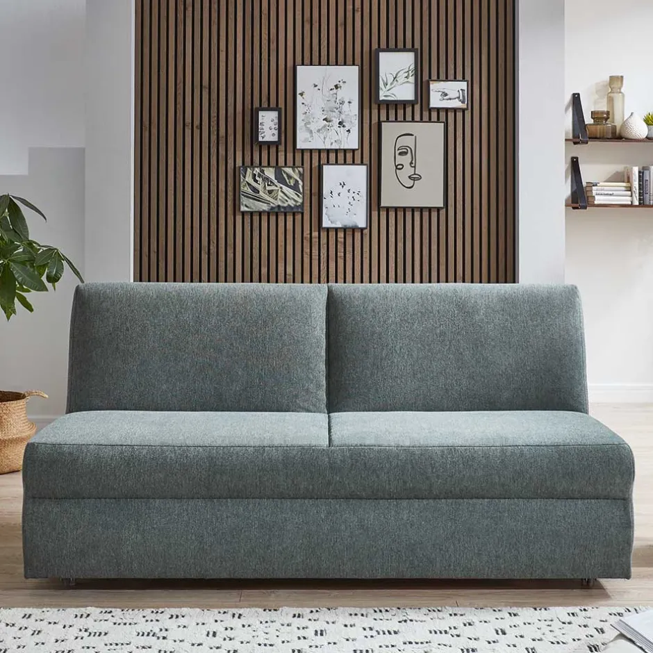 Klappsofa für zwei Personen in Graugrün - Legero^Wohnen Outlet