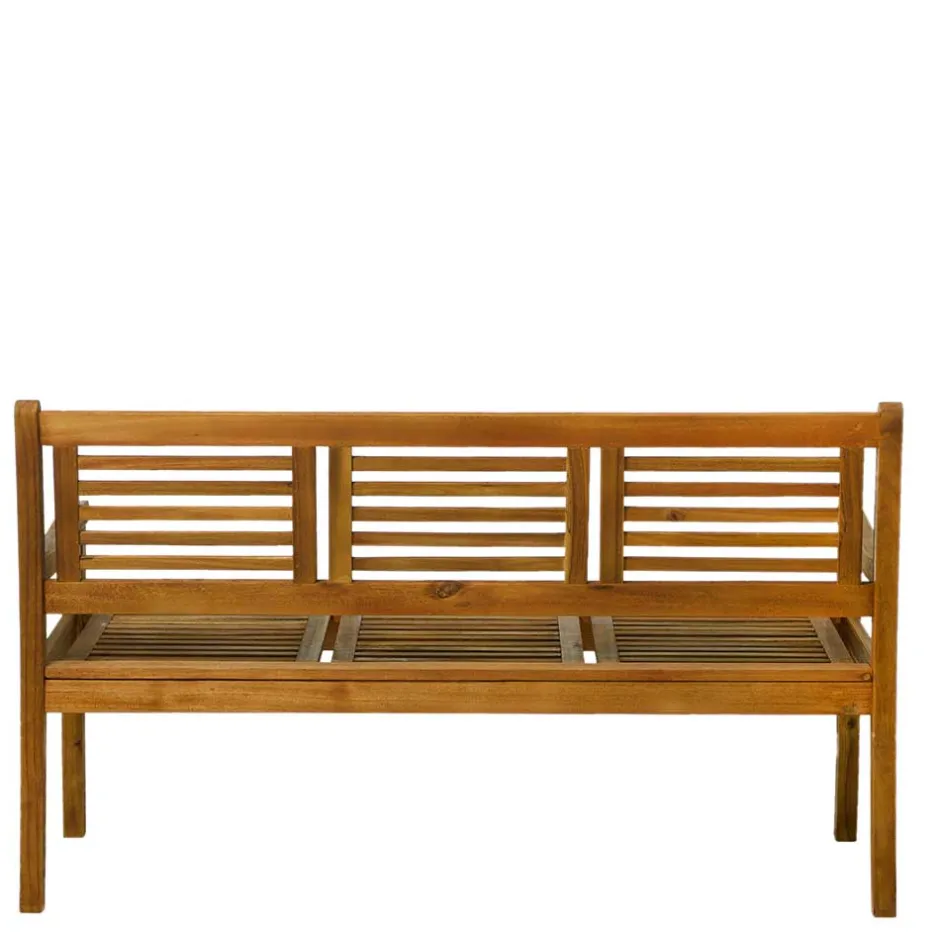 Wohnen Klassische Gartenbank aus Akazie Massivholz - Detroit