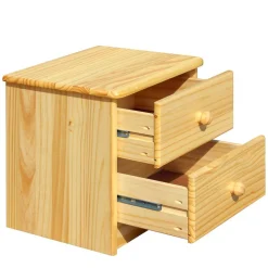 Wohnen Klassische Holz Nachtkommode aus Kiefer - Kascanu