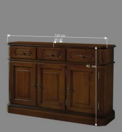 Klassische Kommode in Nussbaum - Uno^Wohnen