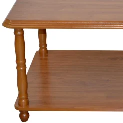 Klassischer Couchtisch mit Ablage in Eichefarben - Slope^Wohnen New