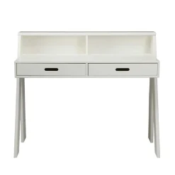 Klassischer Schreibtisch Etzga aus weißem Massivholz^Wohnen Sale