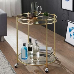 Wohnen Klassischer Servierwagen mit 2 Ebenen - Lavista