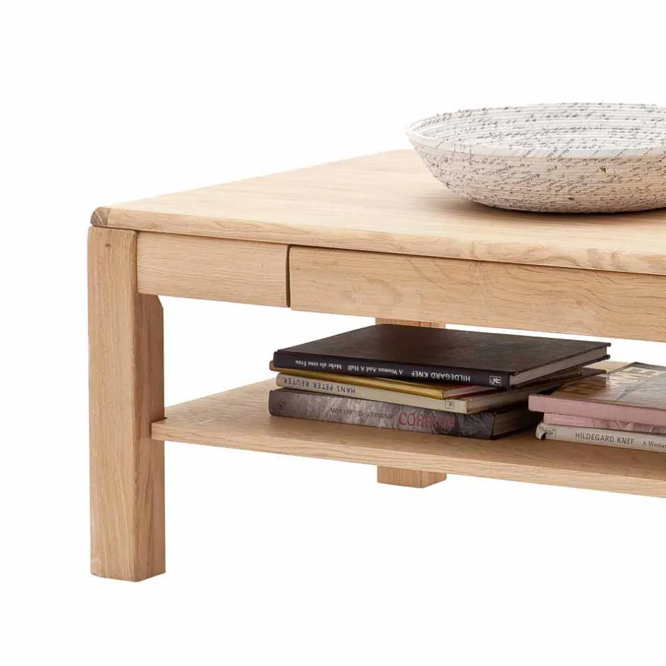 Klassischer Sofatisch in Eiche Bianco - Vernella^Wohnen Sale