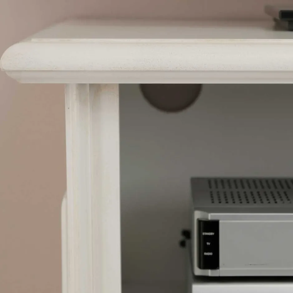 Klassischer TV Unterschrank in Antikweiß - Vicina^Wohnen Sale