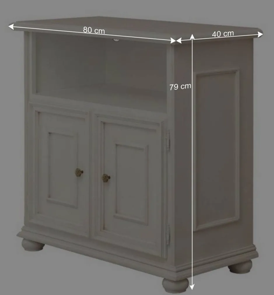 Klassischer TV Unterschrank in Antikweiß - Vicina^Wohnen Sale