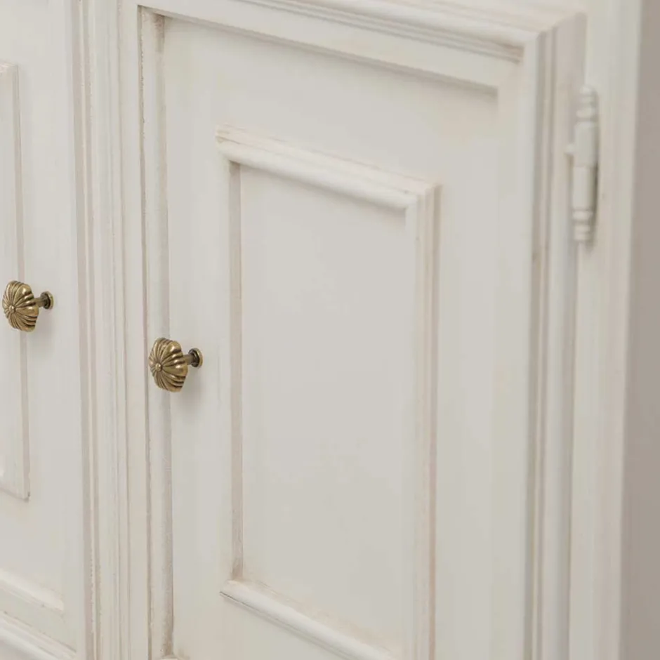 Klassischer TV Unterschrank in Antikweiß - Vicina^Wohnen Sale