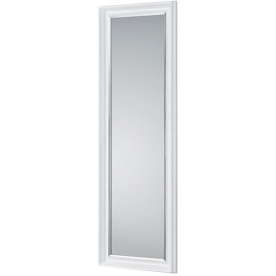 Wohnen Klassischer Wandspiegel in Weiß 50x150 cm - Devenia