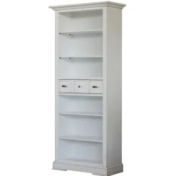 Wohnen Klassisches Bücherregal in Antikweiß - Annot