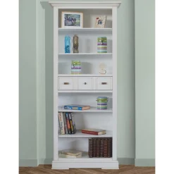 Wohnen Klassisches Bücherregal in Antikweiß - Annot