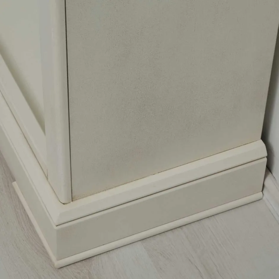 Wohnen Klassisches Bücherregal in Antikweiß - Annot