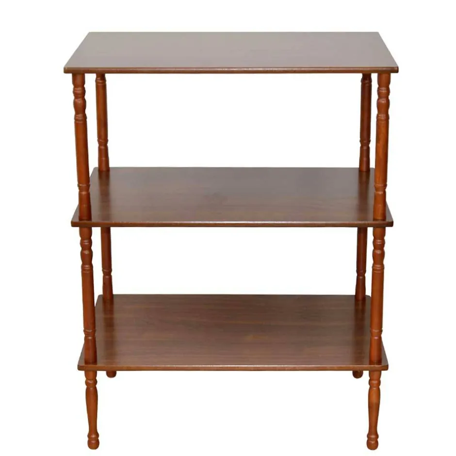 Klassisches Regal in Walnussfarben - Roswito^Wohnen