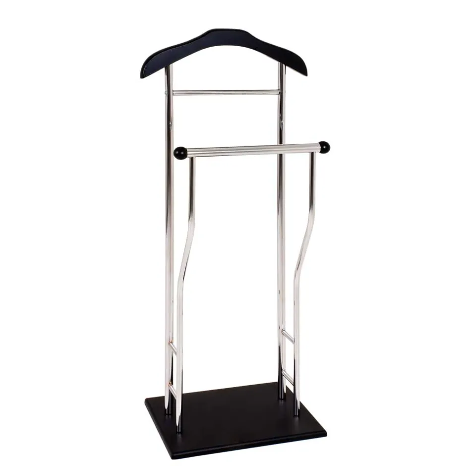 Herren Wohnen Kleiderbutler Nikido in Schwarz Chrom