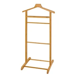 Herren Wohnen Kleiderdiener Surie aus Bambus Holz