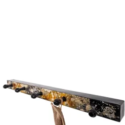 Kleiderhakenleiste Kairawan in Schwarz Gold^Wohnen Clearance