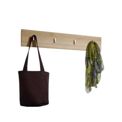 Wohnen Kleiderhakenleiste Leyrina aus Kernbuche Massivholz