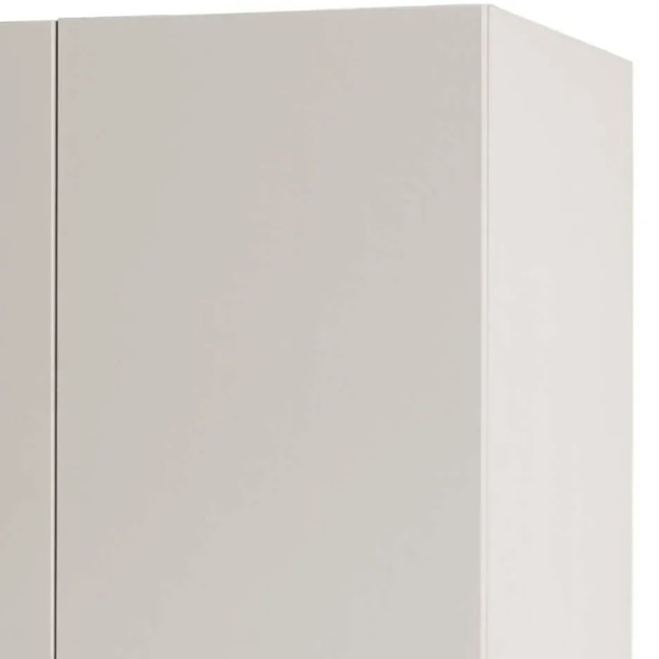 Wohnen Kleiderschrank in Hellgrau - Anela
