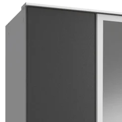 Kleiderschrank in Weiß & Dunkelgrau - Vanila I^Wohnen Online