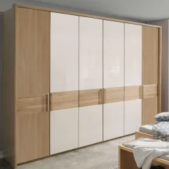 Wohnen Kleiderschrank mit 6 Türen 300 cm breit - Emdsiva