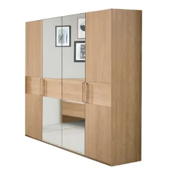 Kleiderschrank mit 4 Türen in Eiche - Emdsiva^Wohnen Hot