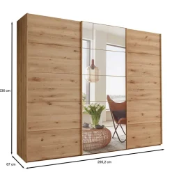 Wohnen Kleiderschrank mit drei Gleittüren - Formosa
