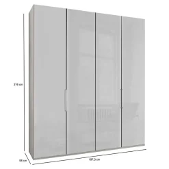 Wohnen Kleiderschrank mit Falttüren - 2-türig - Olividos