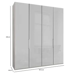 Wohnen Kleiderschrank mit Falttüren - 2-türig - Olividos
