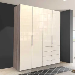 Kleiderschrank mit vier Schubladen mit Selbsteinzug - Wasconda^Wohnen Clearance