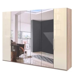 Kleiderschrank mit vier Spiegel Tür-Elementen - Rativian III^Wohnen New