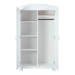 Wohnen Kleiderschrank Nanini in Weiß