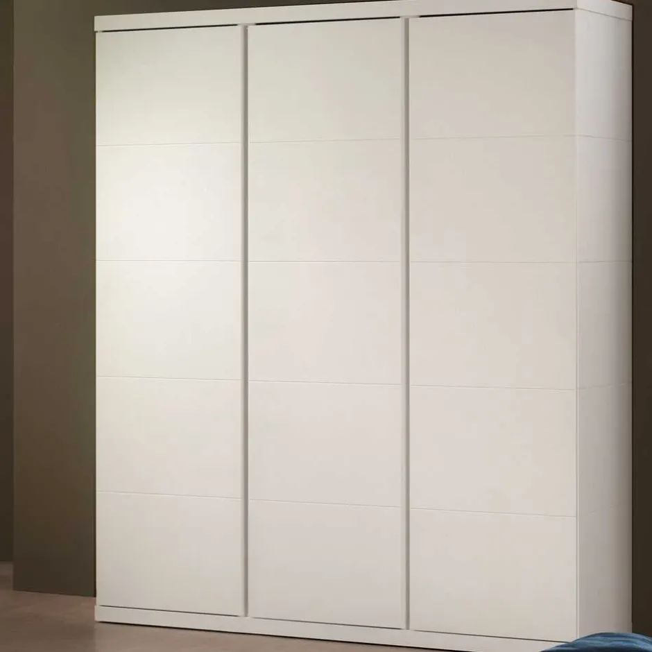 Kleiderschrank Raven in Weiß lackiert^Wohnen Discount