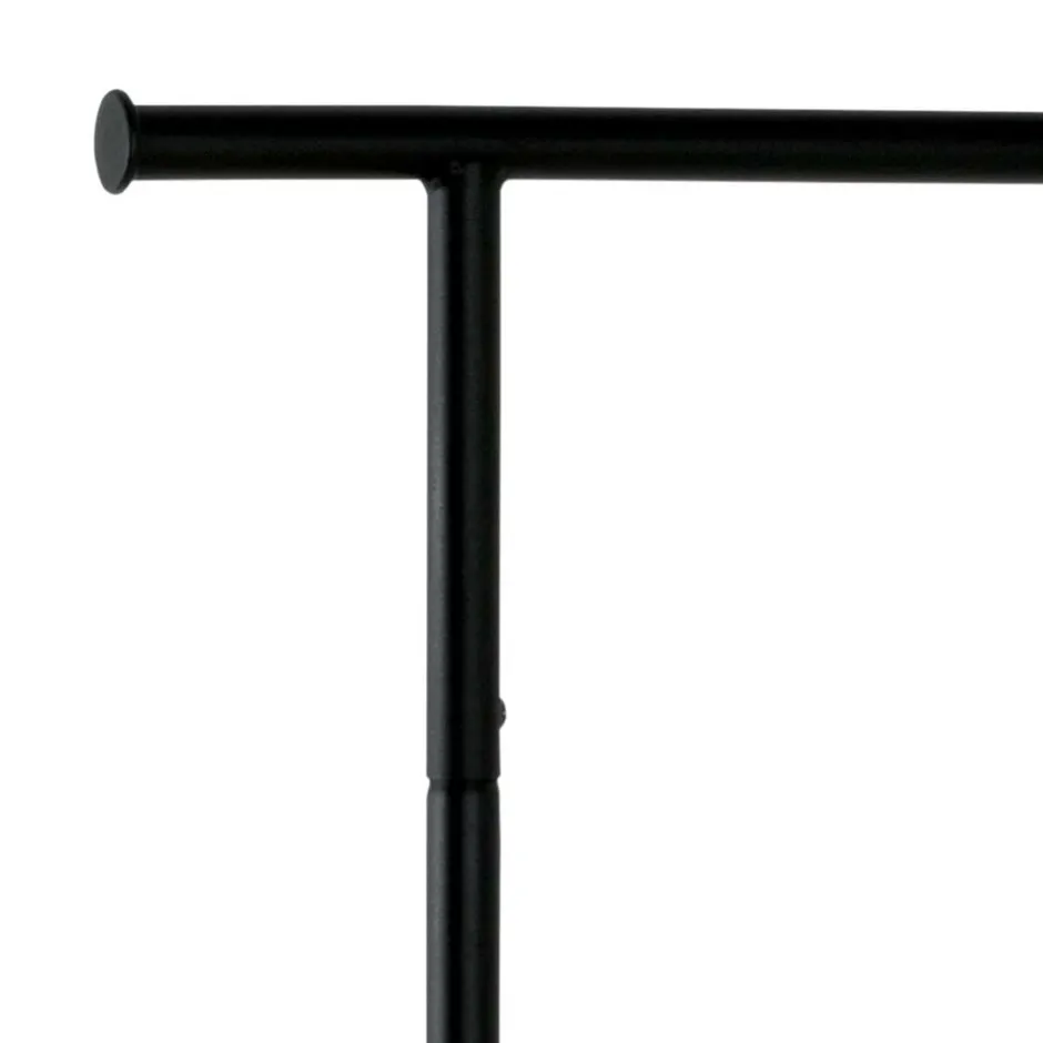 Herren Wohnen Kleiderwagen in Schwarz Stahl - Vanisla