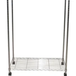 Herren Wohnen Kleiderwagen Rollgarderobe aus Stahl in Chrom - Didicto