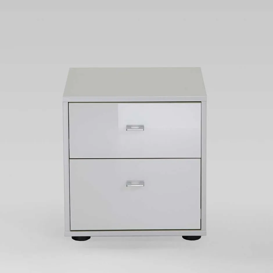 Wohnen Kleine Kommode Clear in Weiß