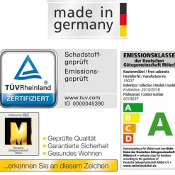 Wohnen Kleine Kommode Clear in Weiß