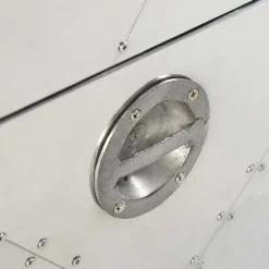 Wohnen Kleine Kommode Pilot in Silber