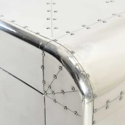 Wohnen Kleine Kommode Pilot in Silber