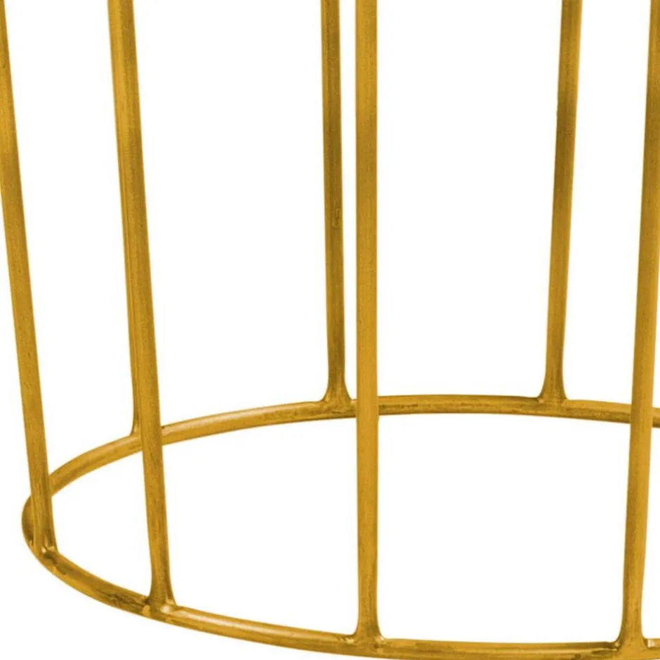 Kleiner Tisch in Eiche Bianco & Bronze - Leano^Wohnen Best