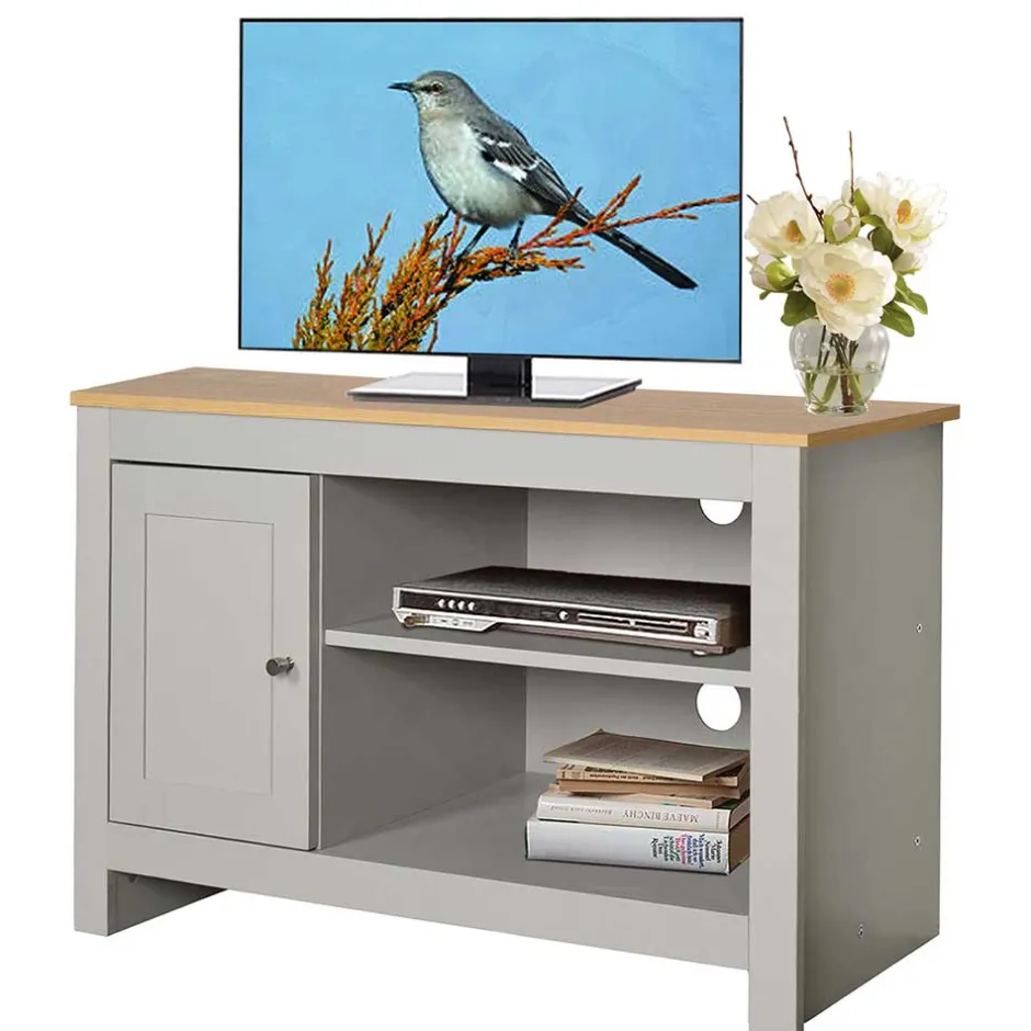 Kleiner TV Unterschrank mit 95 cm Breite - Poliesti^Wohnen Sale