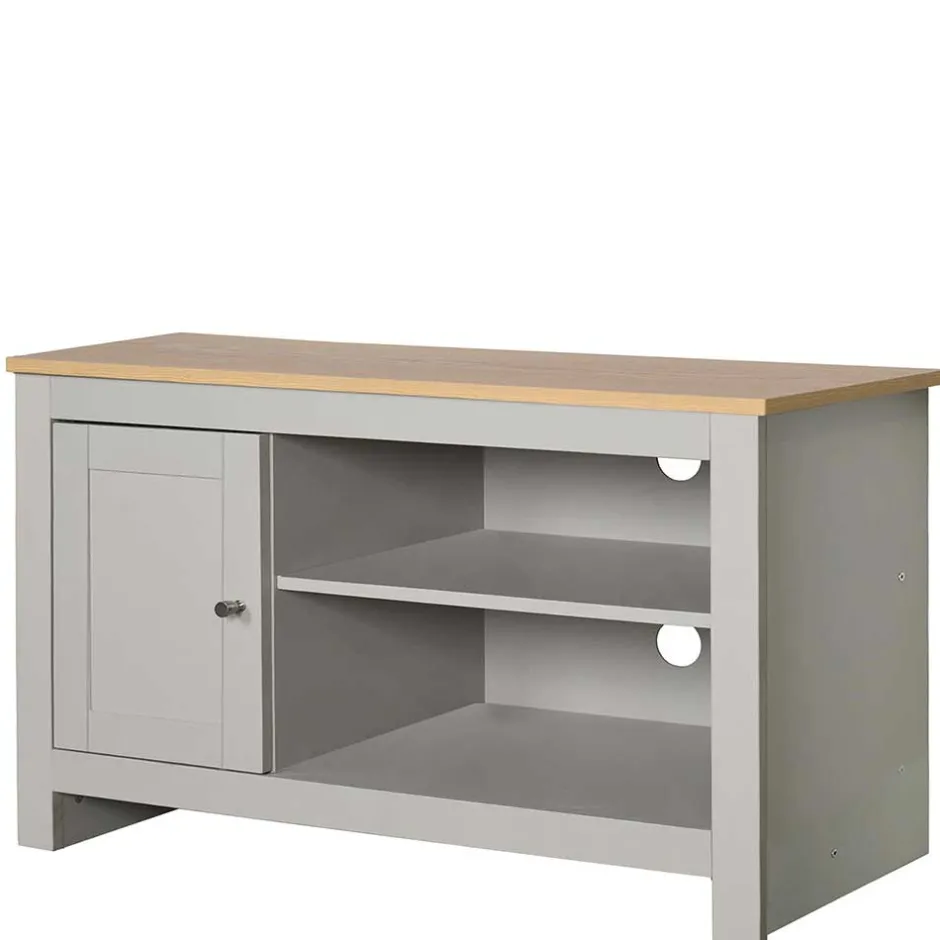 Kleiner TV Unterschrank mit 95 cm Breite - Poliesti^Wohnen Sale